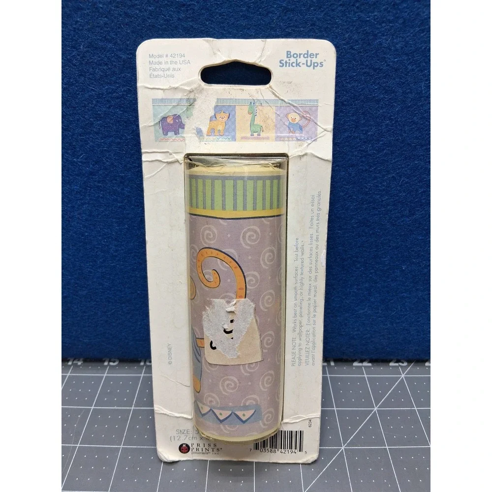 Disney Baby Wall Border Stick Ups Multicolor Animal Safari 42194